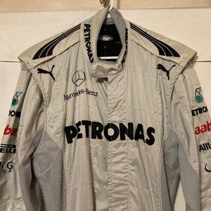 Puma AMG Mercedes Petronas Formula 1 Team Pit Crew Suit Overalls SUPER RARE